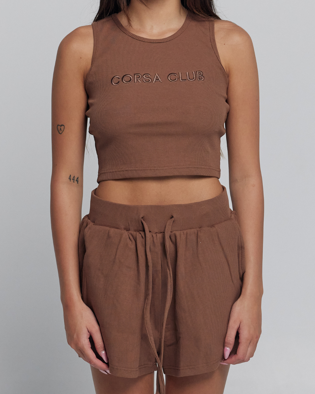 RIBBED SWEAT SHORT