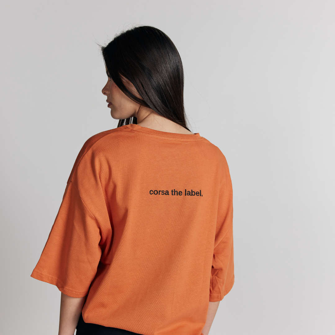 CREW TEE - RUST